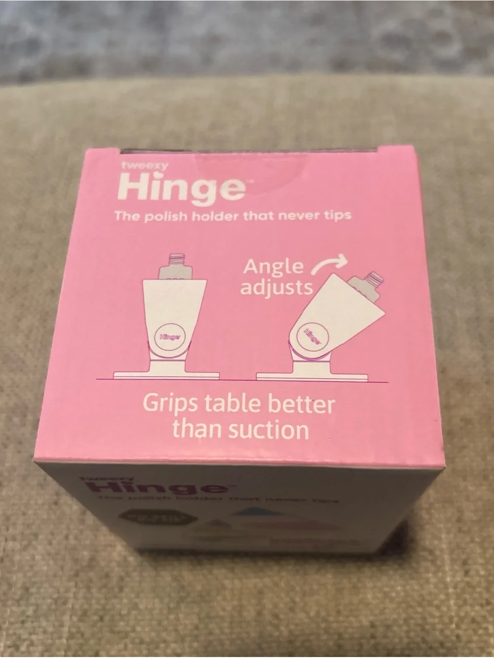 Tweexy Hinge Untippable Nail Polish Holder, Fingernail Painting Tools